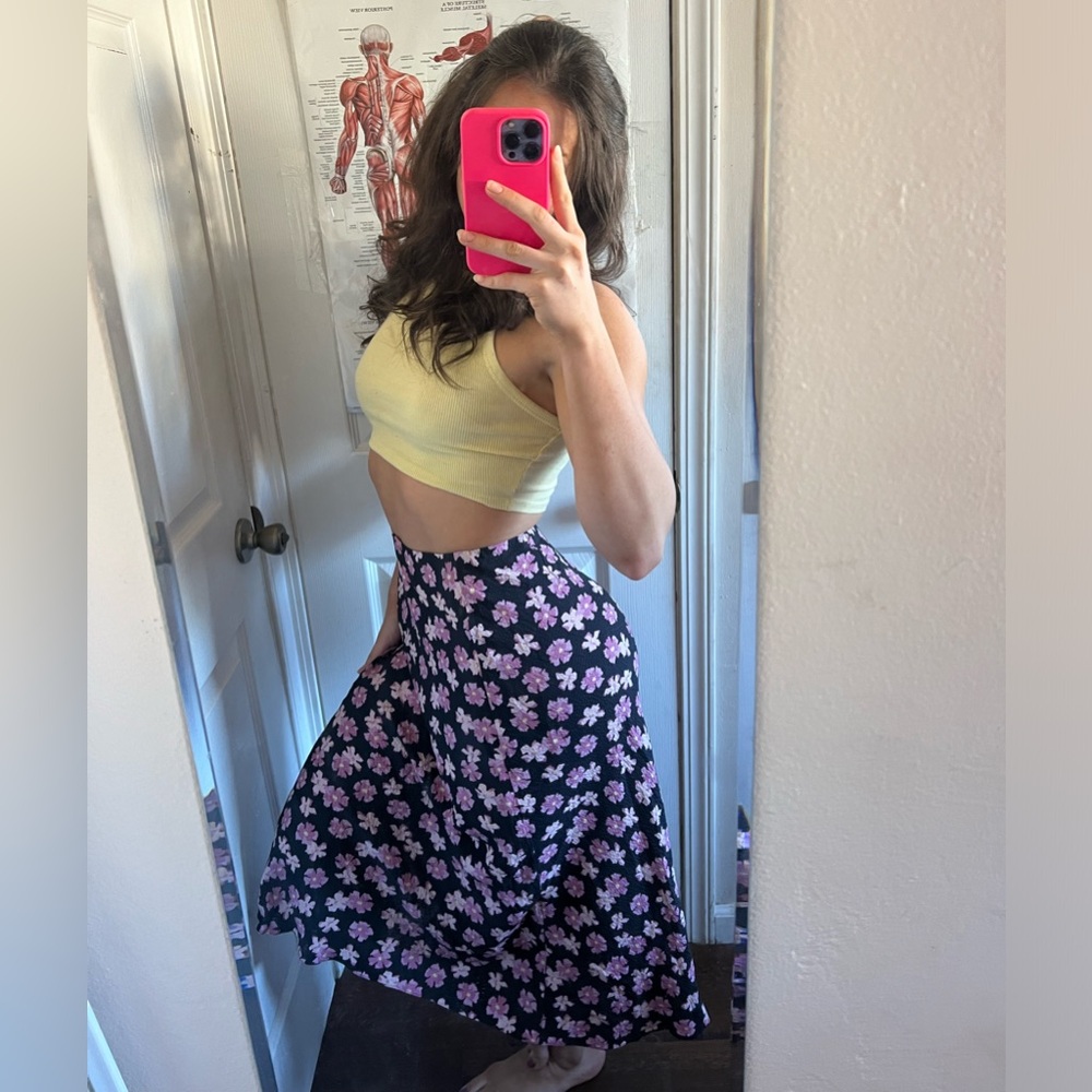 rebecca taylor 100% silk skirt